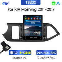 Lecteur dvd de voiture MEKEDE Android 2.5D écran IPS DSP pour KIA Picanto Morning 2011-2014 4 + 64GB WIFI GPS BT Navigation vidéo