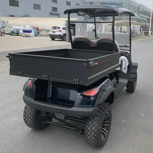 Kargo kutusu ile 2024 yeni tasarım lityum golf arabası s sıcak satış düşük adedi ile çiftlik sepeti elektrikli golf arabası kargo yatak