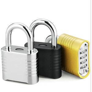 Combination Padlock Alloy Steel Rectangular Waterproof Ip65 Single Lever Locking For <b>Suitcases</b> Lockers Backpacks Gyms Homes - Product Image 2