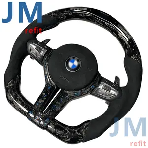Custom Led Carbon Fiber Steering Wheel For Bmw M2 M3 M4 F80 F82 F83 F87 1 2 3 4 5 6 Series Car Steering Wheel Carbon Fiber
