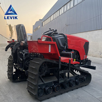 Tracteur chenillé léger de nouvelle conception, équipement agricole, moteur diesel 80 CV pour la plantation sur les pentes et les terrains en pente