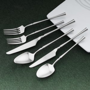 B2b Hot Bán thân thiện với môi thép không gỉ thiết lập dao kéo cho các bài thuyết trình-muỗng và nĩa Bộ đồ ăn - Product Image 1