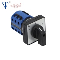 Interruptor Rotativo de Control de Motor YZTW LW26-20 1-0-2 3P, Interruptor de Cambio 20A