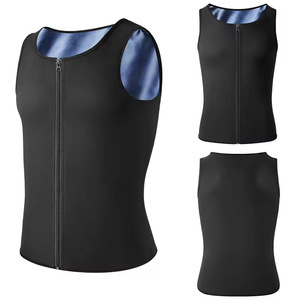 Gilet sportivo per il Fitness da uomo con cerniera corsetto per il corpo della casa <span class=keywords><strong>tuta</strong></span> <span class=keywords><strong>dimagrante</strong></span> per la <span class=keywords><strong>Sauna</strong></span> all'ingrosso - Product Image 3