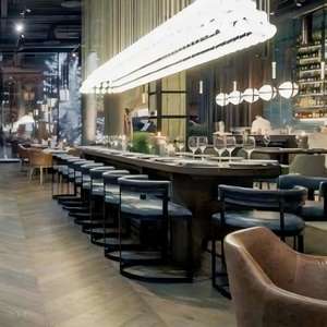 Mesas y sillas de <span class=keywords><strong>restaurante</strong></span> de fibra de vidrio de madera sintética de ratán <span class=keywords><strong>mexicano</strong></span> Hotel - Product Image 2