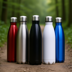 Bouteille d'eau isotherme Focus en acier inoxydable 500 ml, isolée sous vide, pour activités de plein air, gym, voyage, randonnée, camping - Product Image 2