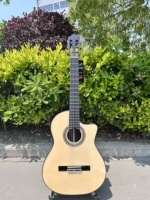 Guitare Classique Électrique Aiersi 39 Pouces Entièrement en Épicéa et Palissandre avec Cutaway, Instrument de Musique, Prix Usine de Gros