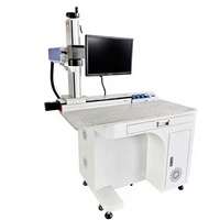 Nouvelle machine de marquage laser à fibre 20W/30W, système portable de haute précision et haute vitesse, refroidissement par air, acier inoxydable, métal