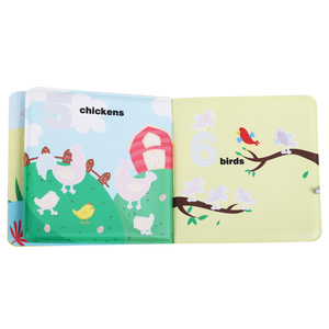 Livre de bain éducatif pour bébés de 0 à 12 mois, livre d'activités silencieux en tissu feutre, style livre d'activités, en PVC/EVA souple, avec effets aquatiques <span class=keywords><strong>magiques</strong></span> - Product Image 6