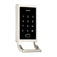 Cerradura Digital sin Llave con Pantalla Táctil CDONLOCK, Desbloqueo con Contraseña/Tarjeta, Material de Aluminio, Grado C de Seguridad para Sauna, Gimnasio, Yoga