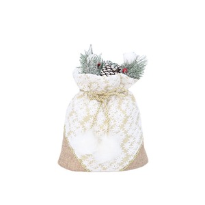 Bolsas de Regalo de Tela para Decoración de Árboles de Navidad YH99008, Tamaño Pequeño y Grande para Decoración Navideña del Hogar - Product Image 4