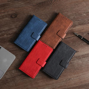 2024 nuevo soporte para teléfono funda de teléfono de cuero de Color puro 15 <span class=keywords><strong>Pro</strong></span> Max <span class=keywords><strong>14</strong></span> 13 12 11 Plus textura de piel de cocodrilo para Samsung S24 Plus S23 - Product Image 2