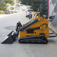 Mini-chargeuse sur pneus TR38 EPA, charge utile de 300 kg, chargeuse compacte sur chenilles avec moteur Briggs Stratton