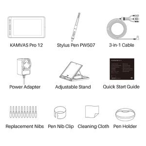 <span class=keywords><strong>HUION</strong></span>-tableta gráfica KAMVAS <span class=keywords><strong>PRO</strong></span> 12, 11,6 pulgadas, sin batería, stylus con pantalla - Product Image 6