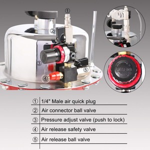 YSGJ fabricant professionnel de haute qualité ensemble d'outils de purge de <span class=keywords><strong>frein</strong></span> à pression d'air pneumatique Kit de purge de <span class=keywords><strong>frein</strong></span> de <span class=keywords><strong>Garage</strong></span> - Product Image 3