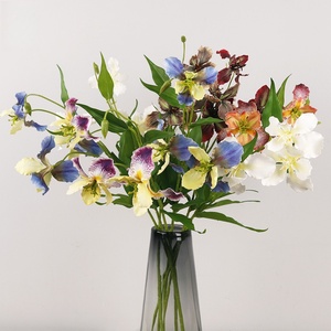 S138, venta al por mayor, blanco, azul, púrpura, flor artificial, arreglo de boda, <span class=keywords><strong>Iris</strong></span> grande para boda, decoración del hogar - Product Image 1