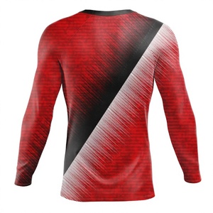 Vêtements de Gym pour Hommes à Manches Longues Sublimation pour Hommes Chemises de Compression en Gros à des Prix Bon Marché avec Vos Propres Conceptions - Product Image 2
