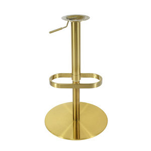 Haute durabilité, fourniture directe d'usine, Base de chaise pivotante en or, en métal - Product Image 1