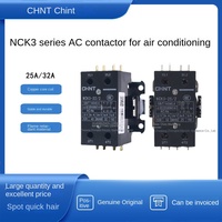 Contacteur AC biphasé Chint NCK3-25/2 220V 50/60Hz 25A/32A à montage standard pour climatisation Chine