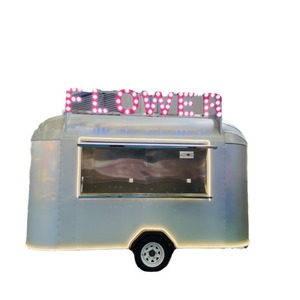Carrito de Comida Multifuncional de Acero Inoxidable Tipo Espejo, Venta Caliente Transfronteriza, Remolque de Camping, Puesto de Comida Ambulante para Mercado Nocturno - Product Image 5
