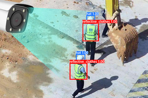 Casco de Seguridad Bova 4G con IA, Chaleco Reflectante y Cámara de Alerta Temprana con Reconocimiento Automático para Seguridad en Obras de Construcción - Product Image 5