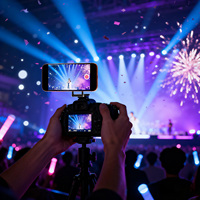 Support de téléphone magnétique pliable pour vlog, diffusion en direct, photographie en extérieur, rotation à 360°, support réglable en alliage d'aluminium pour iPhone