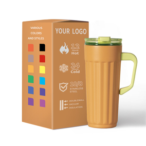 Stainless Steel Vacuum Insulated Tumbler with Lid and Straw for Water Travel <b>Mug</b> Fit Car Holder Friendly Gifts for Women Men - Product Image 1