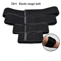 Personnalisé Chine Fabricant Écologique Doux Réglable ruban Attache de Câble Élastique Crochet Et Boucle Sangle Velcroes sangle