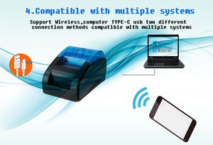 80 мм широко используемый высококачественный цифровой принтер для печати билетов небольшой дешевый настольный - Product Image 3