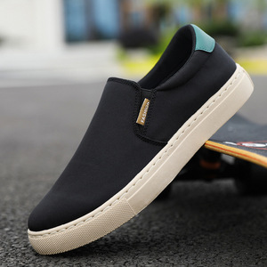 Sh11597a chaussures de printemps et d'été grande taille pour hommes, baskets paresseuses en soie glacée à enfiler, nouvelle collection - Product Image 2