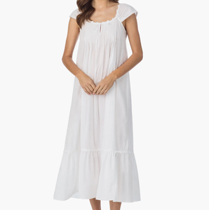 ชุดนอนผ้าฝ้ายสไตล์วิคตอเรียนสำหรับผู้หญิง ระบายอากาศได้ดี เซ็กซี่ ใส่สบาย เหมาะสำหรับใส่ในห้องนอน พักผ่อน หรือใส่ทุกวัน ชุดนอนบัลเลต์ - Product Image 1