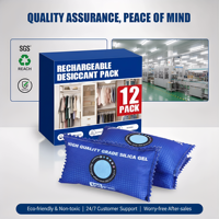 Sachets déshydratants FYD pour cuisine, 100g, lot de 12, déshumidificateur personnalisé de qualité alimentaire OEM pour l'humidité des placards de cuisine