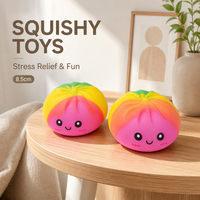 Jouet Squishy Géant en Forme de Ravioli Multicolore 8,5 cm, Mignon, Anti-stress, Boîte Mystère, Cadeau de Fête, Jouets Nouveauté, Vente en Gros
