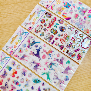 Custom Cute Resin Dome Crystal Glitter Stickers for <b>Scrapbook</b> Journal DIY Craft - Product Image 3