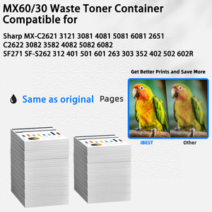 Contenedor de Tóner Residual IBEST Compatible con Sharp MX60 <span class=keywords><strong>MX30</strong></span>, Caja de Tóner Residual Compatible con Sharp MX-C2621 3121 3081 4081 5081 6081 2651 - Product Image 3