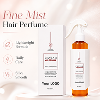Spray Protecteur Thermique Parfumé pour Cheveux avec Logo Personnalisé 200ml Soin au Collagène et Caviar Fourniture de Salon Marque Privée pour Propriétaires de Marques