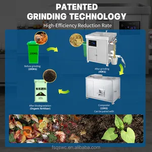Máquina disposição do lixo do equipamento do desperdício do alimento triturador comercial do desperdício do alimento