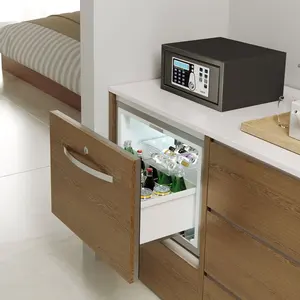DT-50 Hotel Household Mini Refrigerator Drawer Mini Bar Black Luxury Portable Refrigerator
