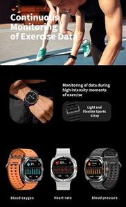Reloj Inteligente <span class=keywords><strong>W7</strong></span> de Alta Calidad, Pantalla Ultra AMOLED 466*466 HD, Llamadas Bluetooth, Monitor de Salud y Ejercicio, Reloj Deportivo para Exteriores - Product Image 5