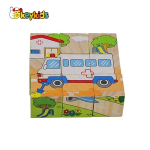Jeu <span class=keywords><strong>de</strong></span> puzzle <span class=keywords><strong>cube</strong></span> en bois à 6 faces, <span class=keywords><strong>cube</strong></span> personnalisable pour enfants, W14F069, pièces - Product Image 4