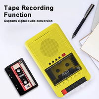 Nouveau lecteur de cassette portable, lecteur de musique bt, enregistreur de cassette rétro, lecteur de cassette portable, baladeur