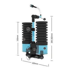 QANVEE DD-100A Eau Électrique Gobelin Bio Éponge filtre DD-200A