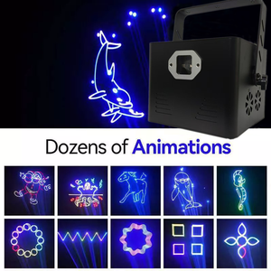 Mới nhất LED DJ ánh sáng laser DMX 5W 8W 10W đầy đủ màu sắc 3D con trỏ laser cho Câu lạc bộ hiển thị - Product Image 3