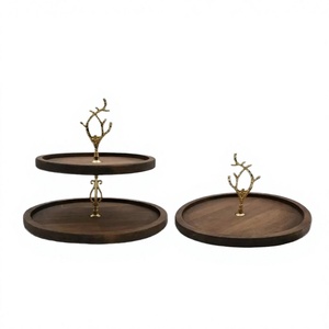 Soporte para Pastel de Hierro Forjado a Mano con Diseño Superior, Asa de Cristal, Apto para Lavavajillas, Vajilla para el Hogar - Product Image 4