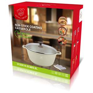 เครื่องครัว cocotte ขนาด32ซม. สีนัวร์สีเบจ - Product Image 4