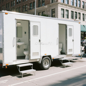 Cabine de toilette extérieure préfabriquée 2025 avec salle de bain et douche portables - Product Image 1