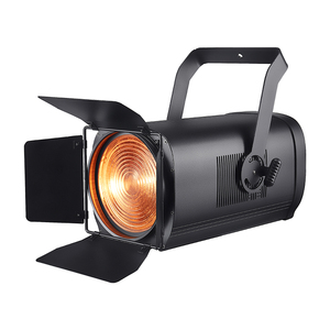 Hot bán 15-60 ° Auto Zoom spotlight 300W <span class=keywords><strong>LED</strong></span> Fresnel đèn cho tv-show DMX Theater Studio buổi hòa nhạc ánh sáng sân khấu - Product Image 6
