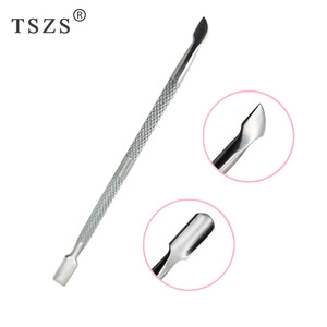 TSZS Professionnel Double Face En Acier Inoxydable Poussoir À Cuticules Nettoyant À <span class=keywords><strong>Ongles</strong></span> Forme De Cuillère pour <span class=keywords><strong>Ongles</strong></span> <span class=keywords><strong>Ongles</strong></span> Amovible - Product Image 2