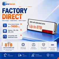 Unidad de Estado Sólido Interna CoreNest NVMe PCIe 4 SSD de 4 TB y 8 TB de Alta Velocidad de hasta 7400 MB/s con Caché Independiente para PC y Portátil