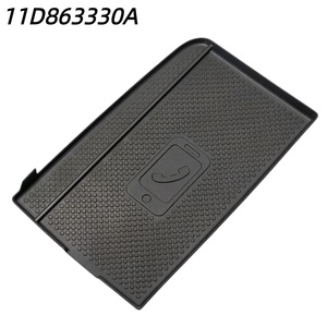 Alfombrilla <span class=keywords><strong>de</strong></span> Goma para Carga Inalámbrica 11D863330A, Caja <span class=keywords><strong>de</strong></span> Almacenamiento, Base Antideslizante para VW ID4X ID6X, Accesorios Interiores para Auto 11D 863 330A - Product Image 2